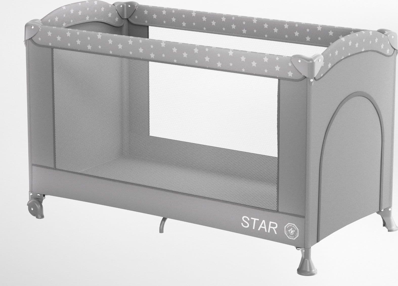 Lettino da Viaggio Antes Baby Star – Grigio