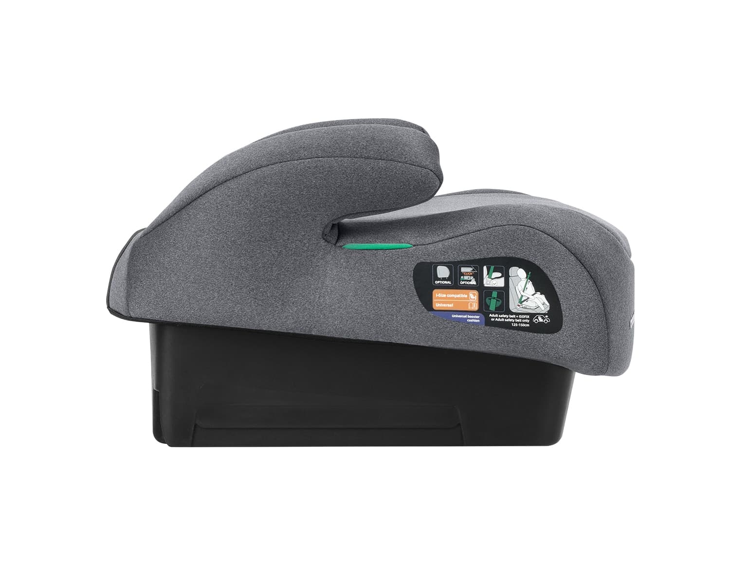 Rialzo Seggiolino Auto Kikkaboo 125-150 cm i-Go i-SIZE - Vari Colori – Dark Grey – Kikka Boo