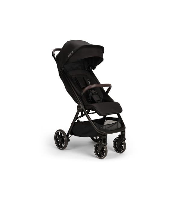 Passeggino Nuna TRVL lx Con Parapioggia+Borsa Trasporto – Nero/Caviar