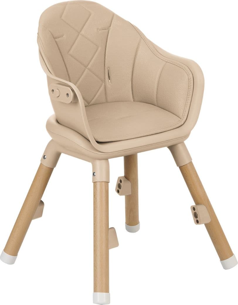 Seggiolone Kikkaboo 6in1 Woody - Vari Colori – Beige – Kikka Boo
