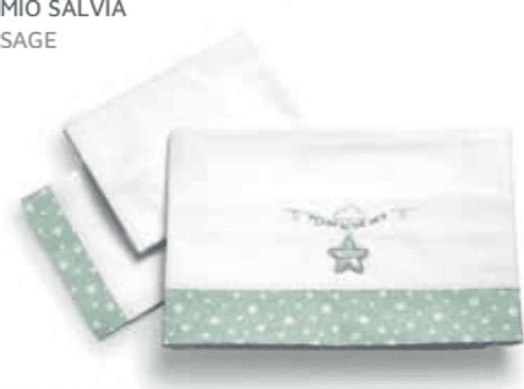 Set Lenzuola Mio Cuoricini – Salvia