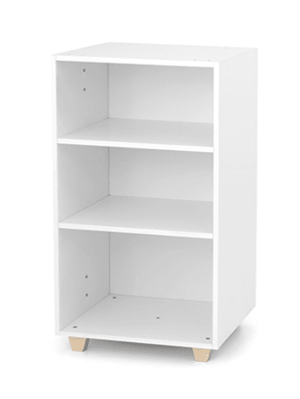 Set Piedini Legno Frassino Naturale 4PZ Cuoricini