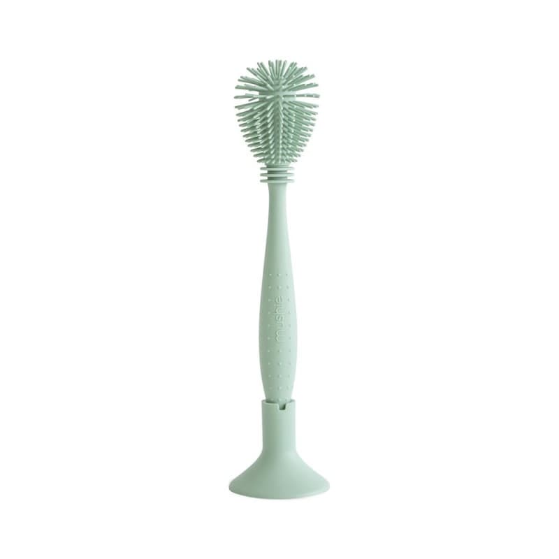 Spazzola Per Biberon in Silicone Solid Mushie – Cambridge Blue
