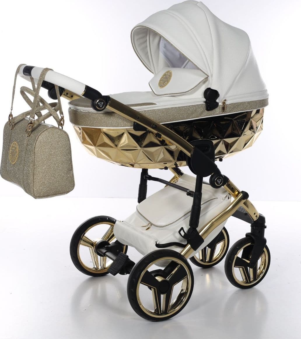 Trio Junama Diamond Hand Craft Glitter 3 in 1 – Bianco&Oro