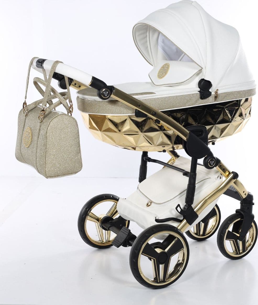 Trio Junama Diamond Hand Craft Glitter 3 in 1 – Bianco&Oro