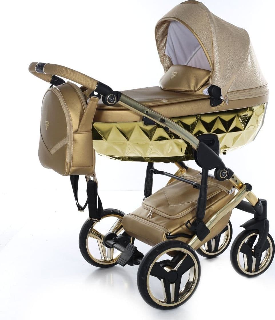 Trio Junama Diamond Dolce Glossy 3 in 1 Ecopelle – Oro