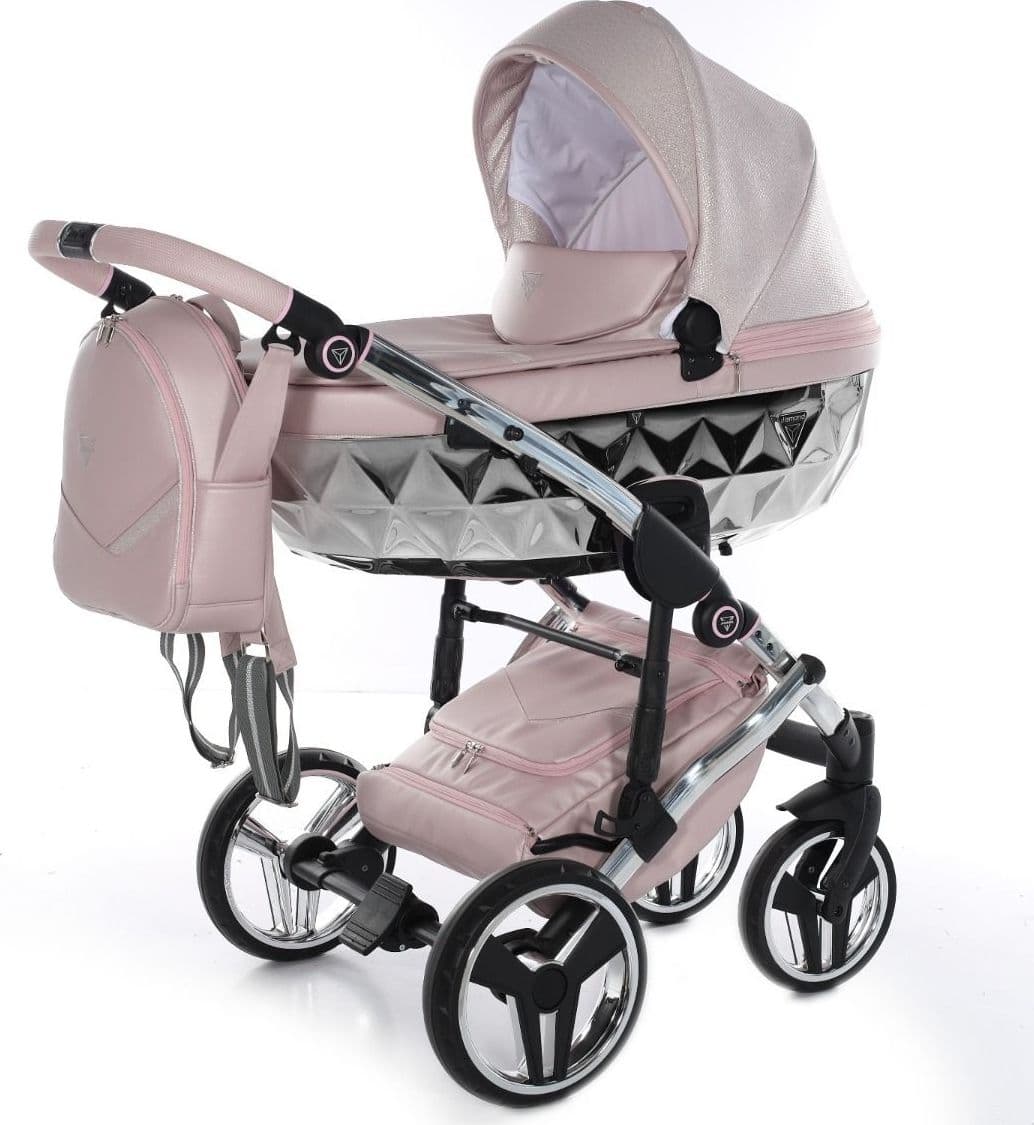Trio Junama Diamond Dolce Glossy 3 in 1 Ecopelle – Rosa