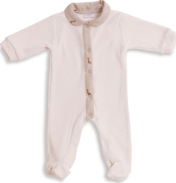 Tutina in cotone con piedini estiva Gloop! – Safari, 6 mesi