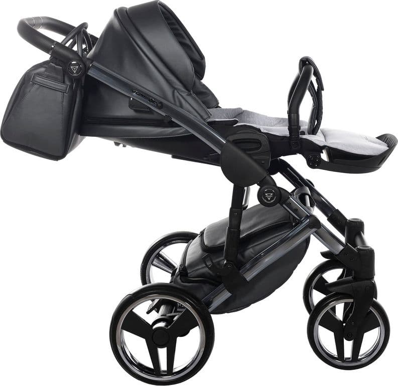 Trio Junama Diamond Fluo in Pelle V3 Grigio Telaio Titanio Navicella Nera - 24