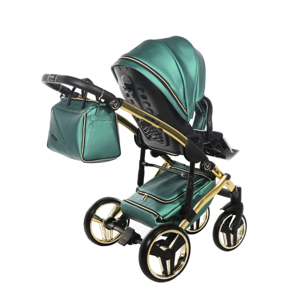 Trio Junama Diamond Fluo Pelle V2 Verde Telaio Oro Navicella Nera - 22