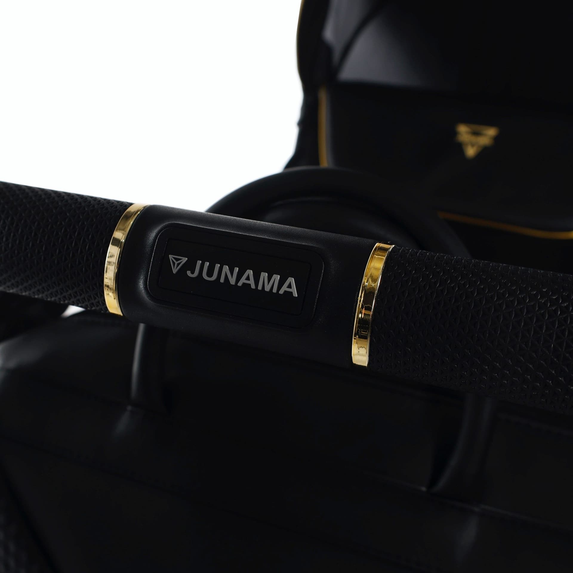 Trio Junama Diamond Fluo in Pelle V2 Nero Telaio Oro Giallo Navicella Nera - 29