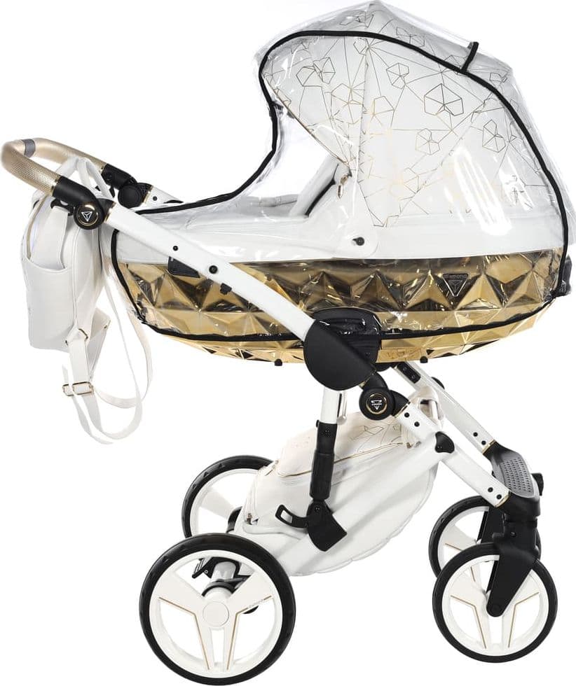 Junama Diamond Heart Collection V3 2 in 1 Ecopelle – Bianco&Oro