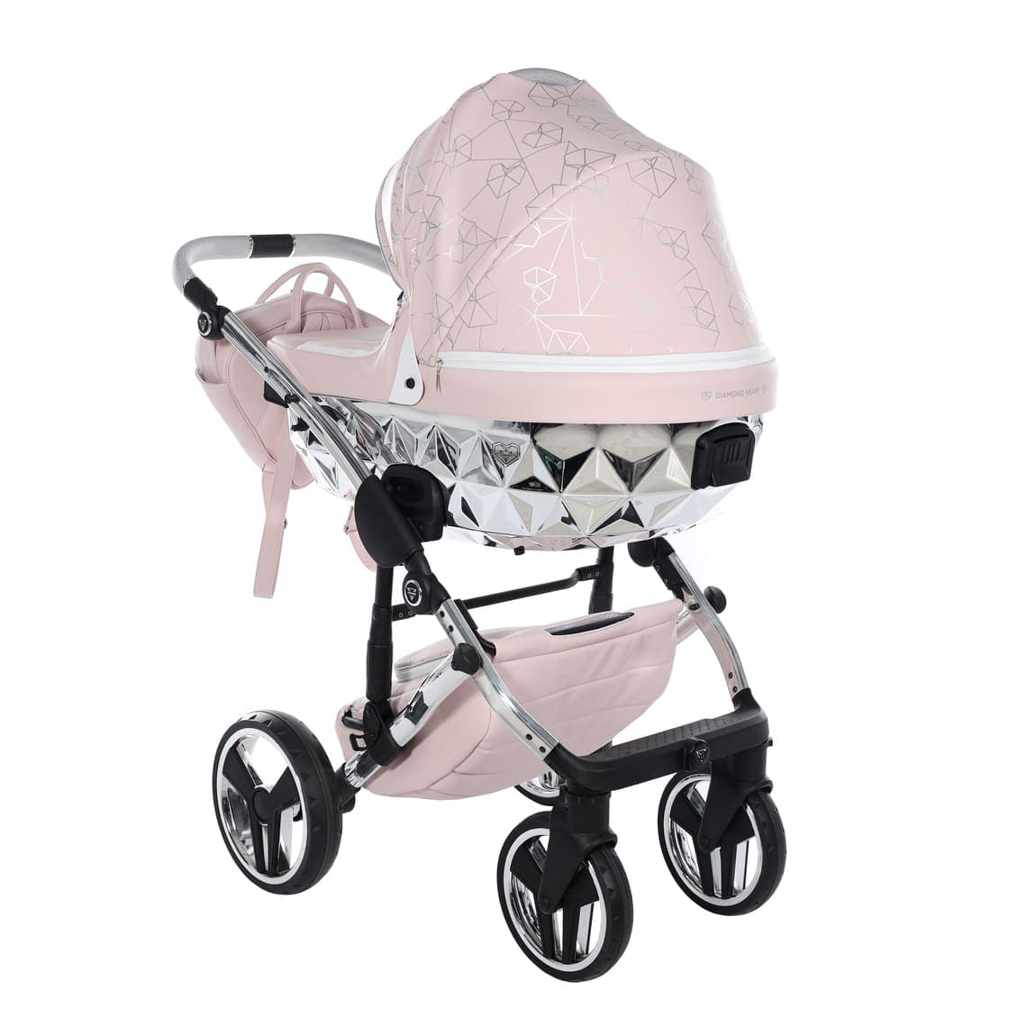 Junama Diamond Heart Collection V3 2 in 1 Ecopelle – Rosa