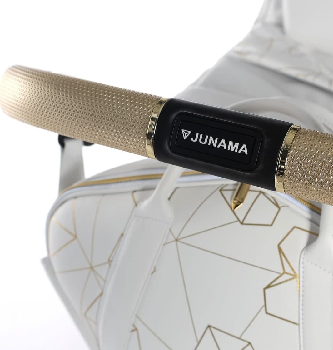 Junama Diamond Heart Collection V3 2 in 1 Ecopelle – Bianco&Oro