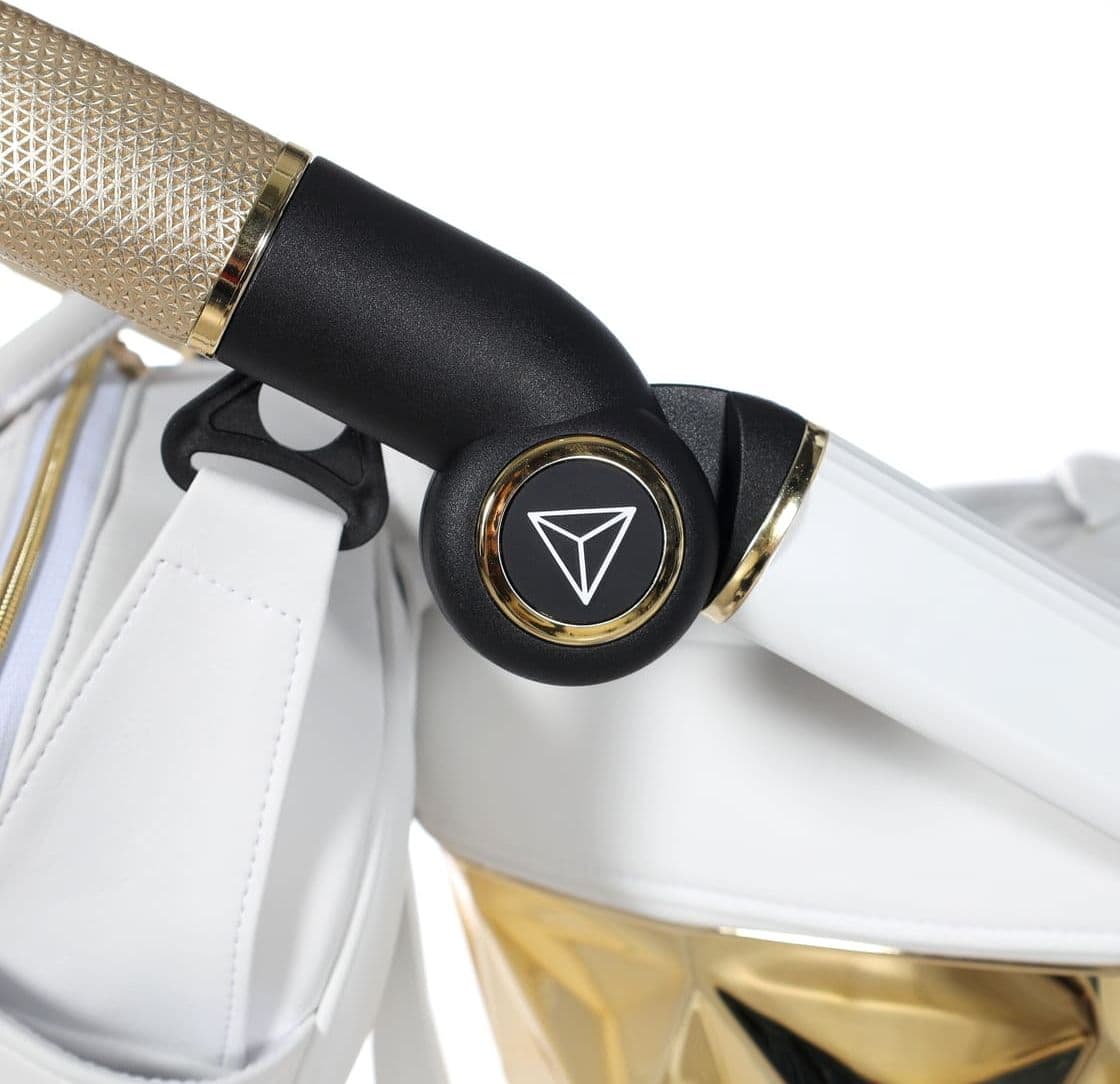 Junama Diamond Heart Collection V3 2 in 1 Ecopelle – Bianco&Oro