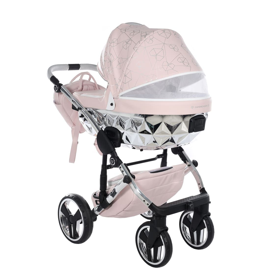 Junama Diamond Heart Collection V3 2 in 1 Ecopelle – Rosa