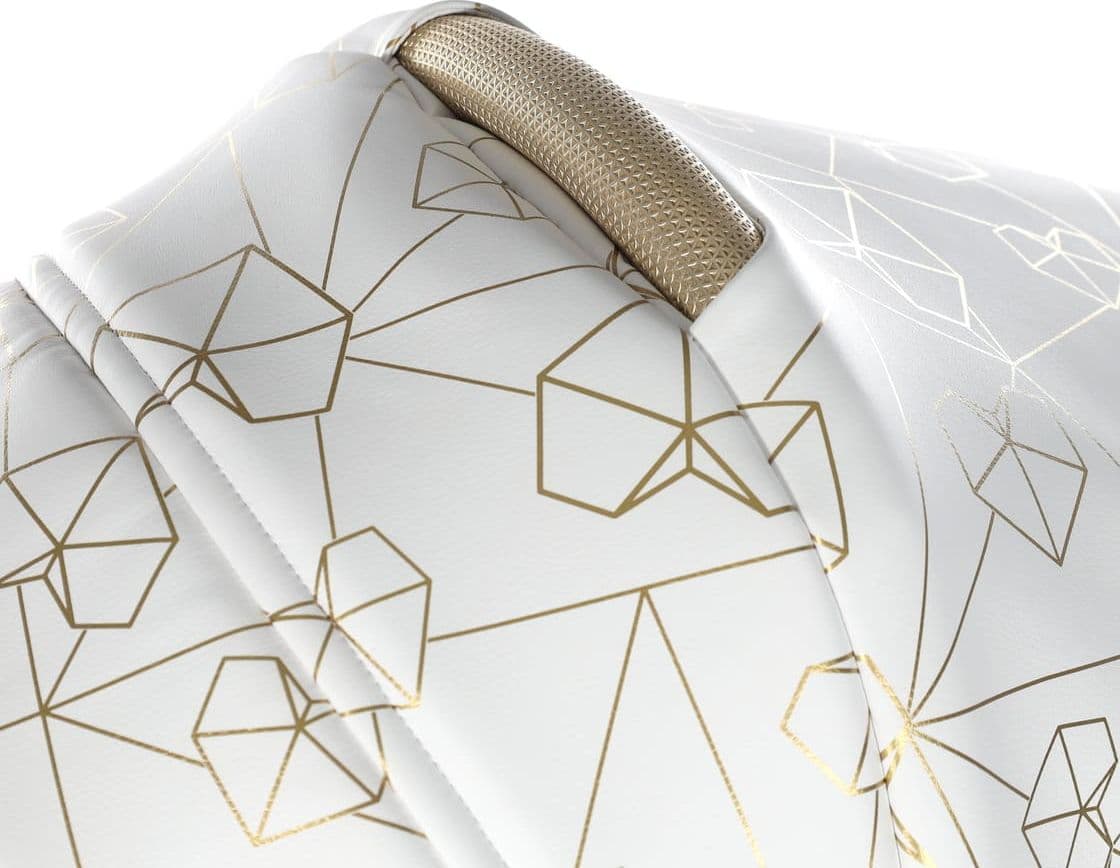 Junama Diamond Heart Collection V3 2 in 1 Ecopelle – Bianco&Oro