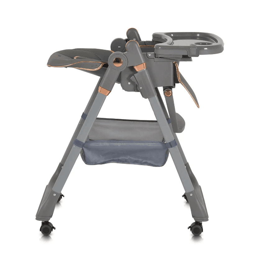Seggiolone Moni Trade Lindo + set pappa omaggio – Grey