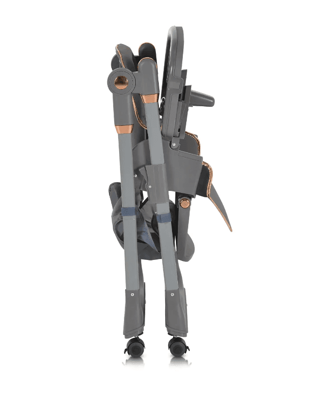 Seggiolone Moni Trade Lindo + set pappa omaggio – Grey