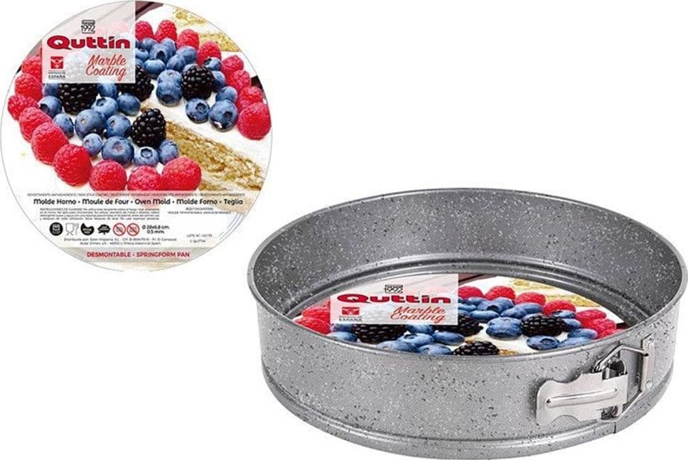 STAMPO A CERNIERA RIMOVIBILE DA FORNO ROTONDO IN ACCIAIO 28X6,8CM UTENSILE CUCINA 655862I - 2