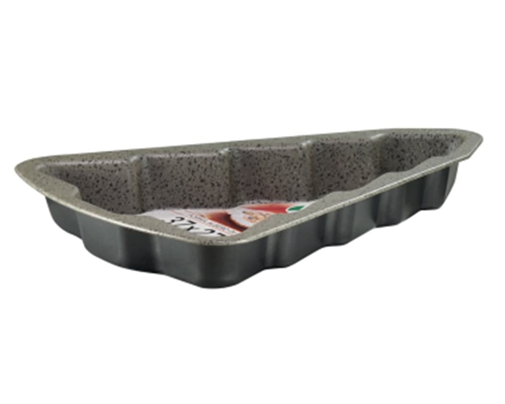 STAMPO TEGLIA FORMA ALBERO DI NATALE 37X27XH5CM DOLCI IN ALLUMINIO ANTIADERENTE 026269M - 2