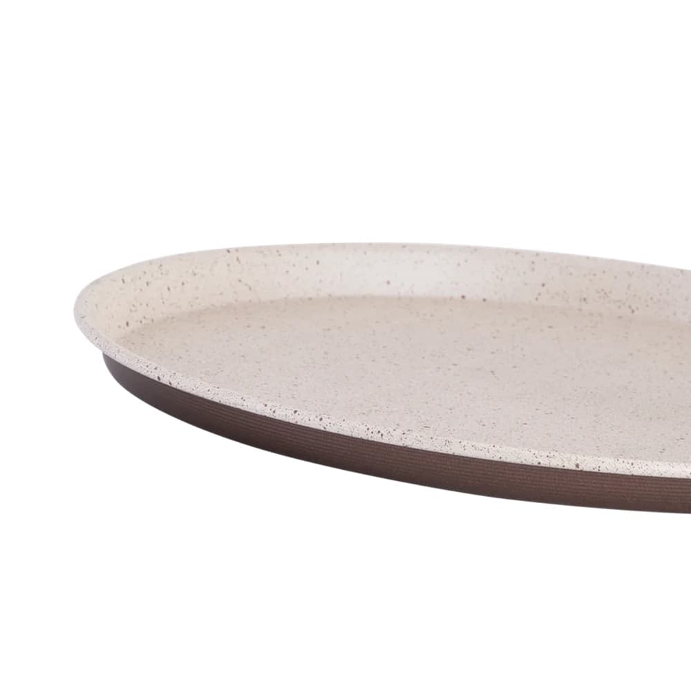 TORTIERA BORDATA BASSA PER PIZZA FORNO ROTONDA ANTIADERENTE 32CM RUSTIC CUCINA 367320 - 3