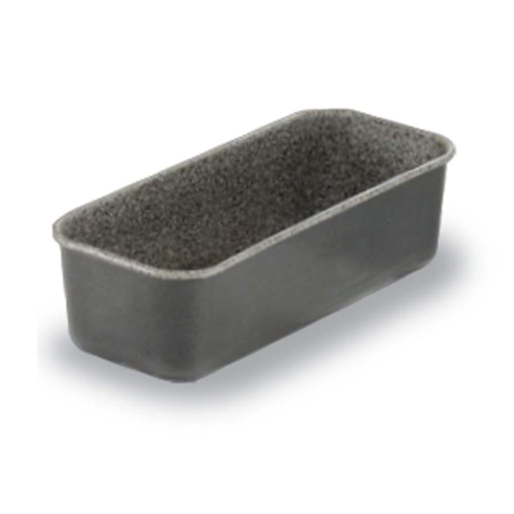 STAMPO FORMA PLUMCAKE TEGLIA IN ALLUMINIO ANTIADERENTE EFFETTO PIETRA 30X11XH7CM 037050M - 3