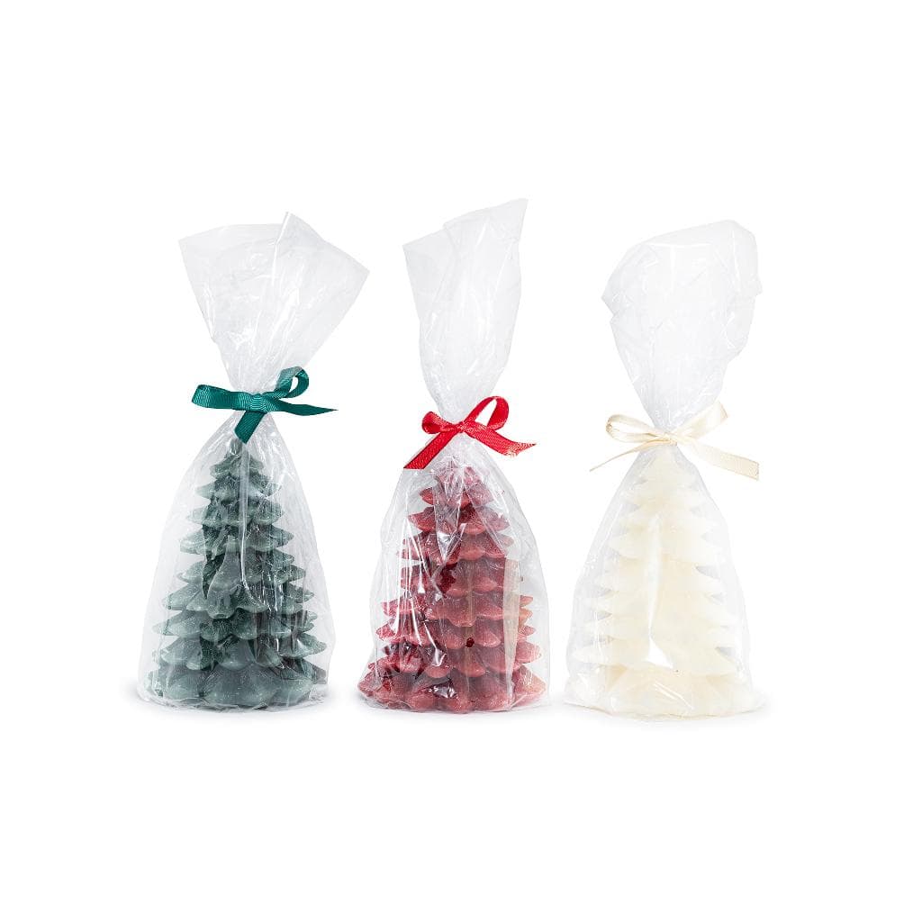 Candela decorativa albero di natale in cera per decorazioni natalizie in Diffusori di oli essenziali Decor Space - Altamura, commercioVirtuoso.it