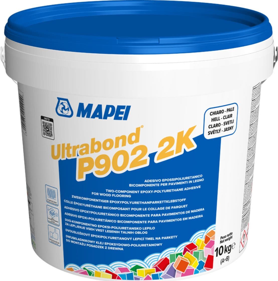 Mapei Ultrabond P902 2K – Kg.10 Collante parquet bicomponente