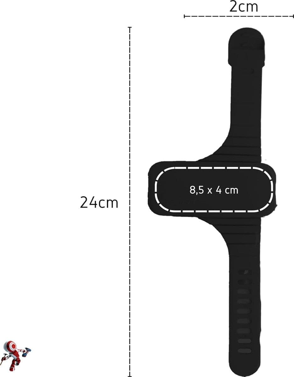 Moneytime - Portafoglio da Spiaggia - Bracciale Portamonete e Banconote - 10