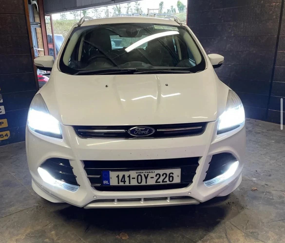 COPPIA LED PS19W Per Ford Kuga II 2012+ CANBUS 50W 6000K PER LUCI DIURNE DRL Fendinebbia - 6