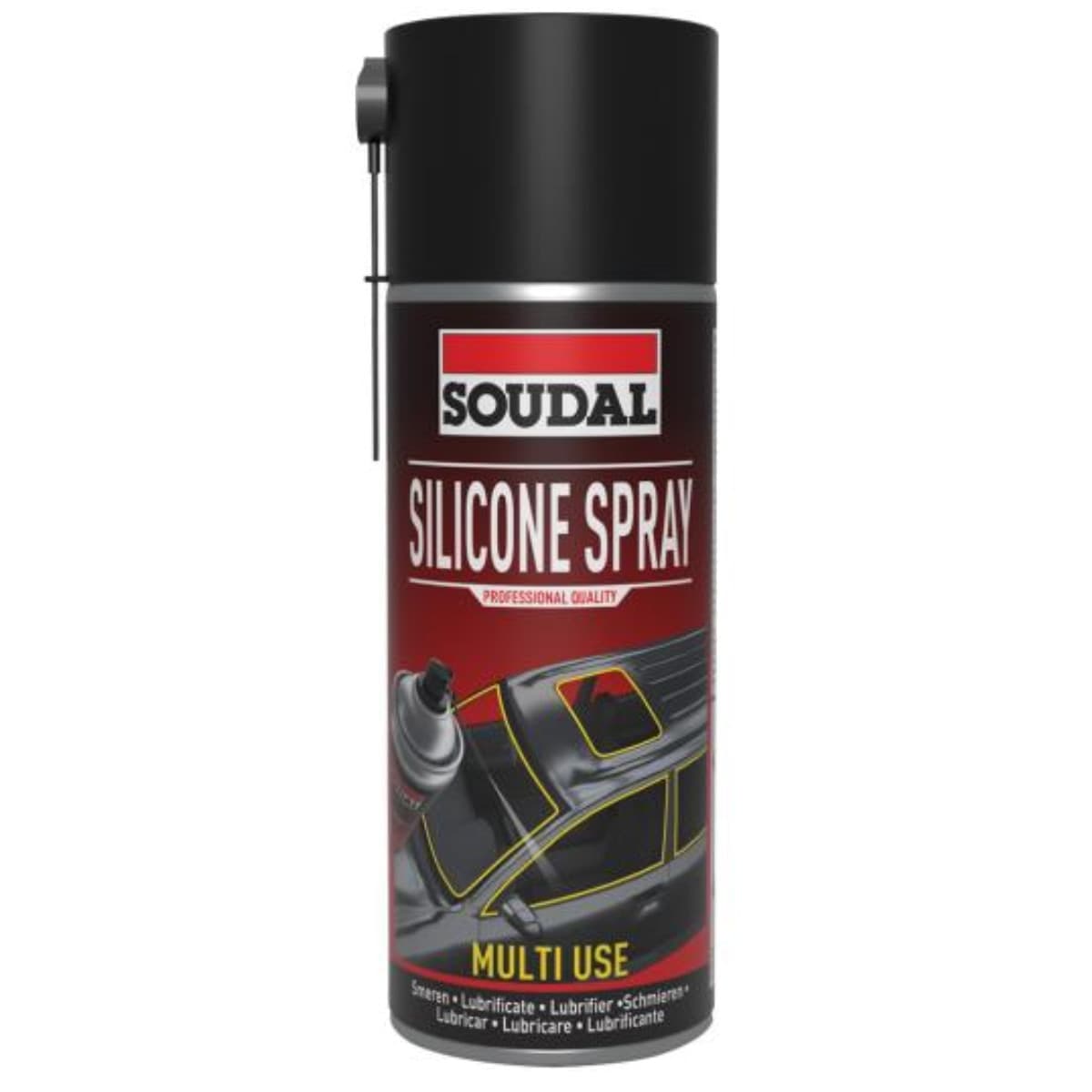 Soudal Silicone Spray - Lubrificante antiadesivo 400ml