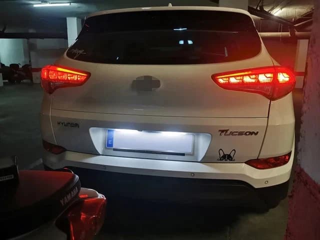Coppia Luci Targa LED T10 W5W HYUNDAI Tucson CANBUS Bianco Freddo 6000K - 3