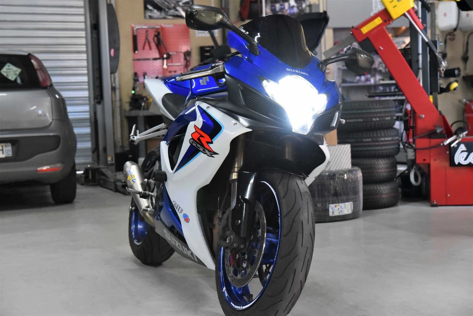 KIT FULL LED SUZUKI GSX-R GSX R 600 750 ANABBAGLIANTI+ABBAGLIANTE+POSIZIONE HB3+H9+T10 - 5