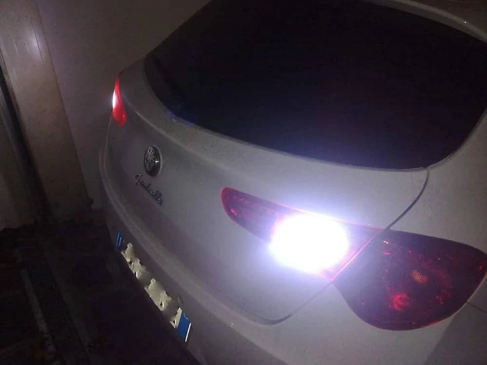 COPPIA LAMPADE LED STOP / POSIZIONE PER STOP POSTERIORI P21W BIANCO CANBUS - 3