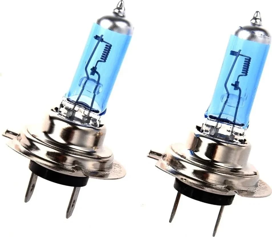 Coppia H7 100W 5500K Luce Bianca Alogene Fari Auto Come Xenon HID Look Lampade