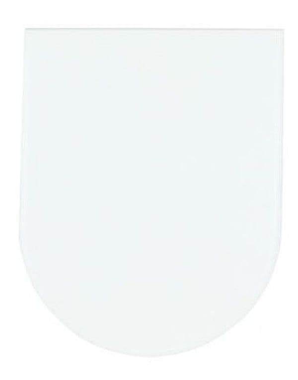 COPRIWATER UF UNIVERSALE SEDILE WC BIANCO WATER BAGNO FORMA D CHIUSURA AMMORTIZZATA 87645 - 6