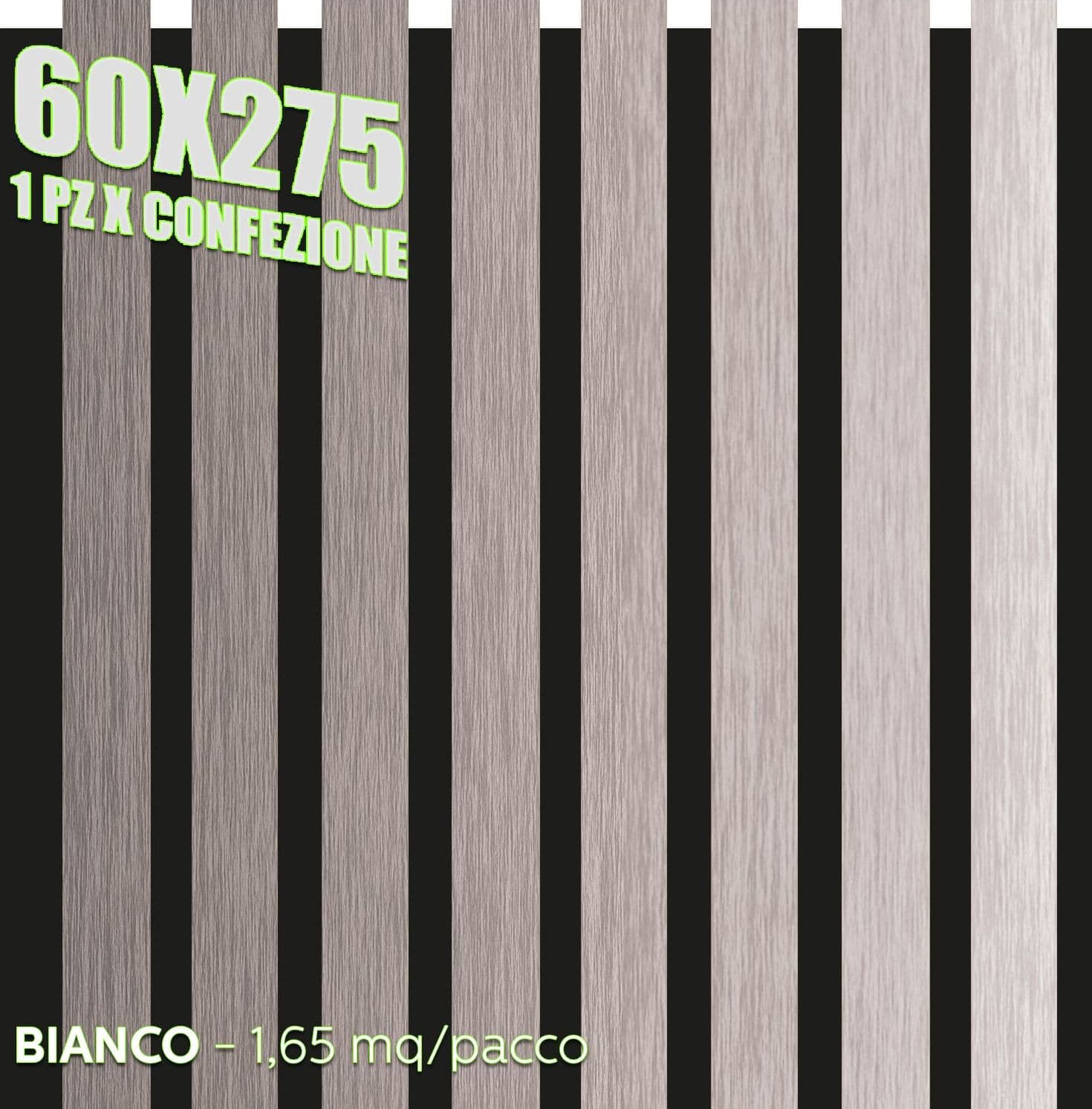 Pannelli Fonoassorbenti Acustici Decorativi effetto Legno per Pareti cm275x60 1,65mq/pacco - 23
