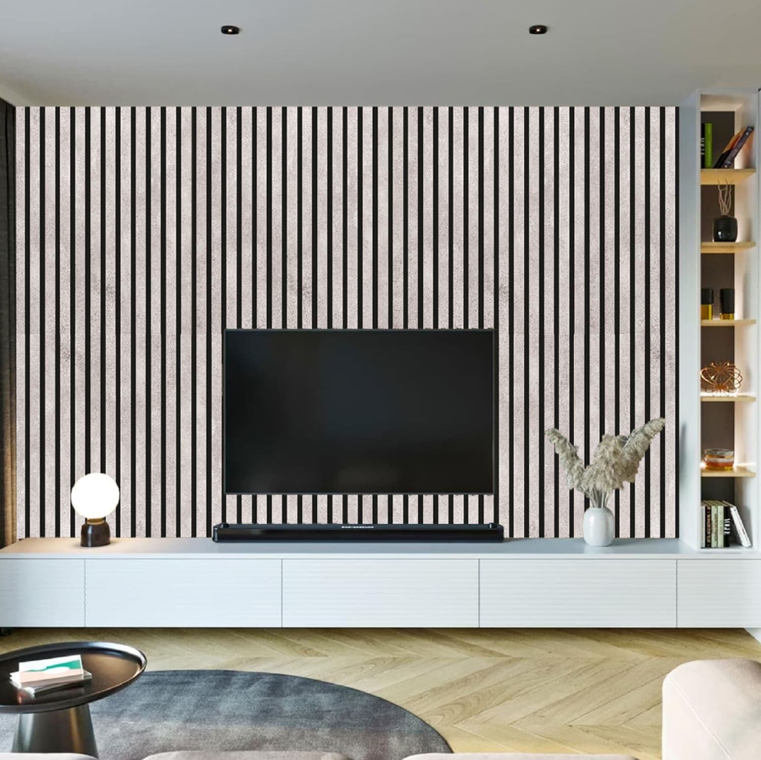 Pannelli Fonoassorbenti Acustici Decorativi effetto Legno per Pareti cm275x60 1,65mq/pacco - 33