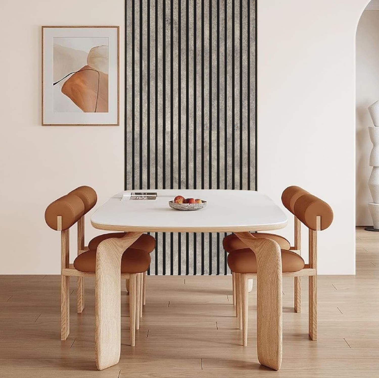 Pannelli Fonoassorbenti Acustici Decorativi effetto Legno per Pareti cm275x60 1,65mq/pacco - 34