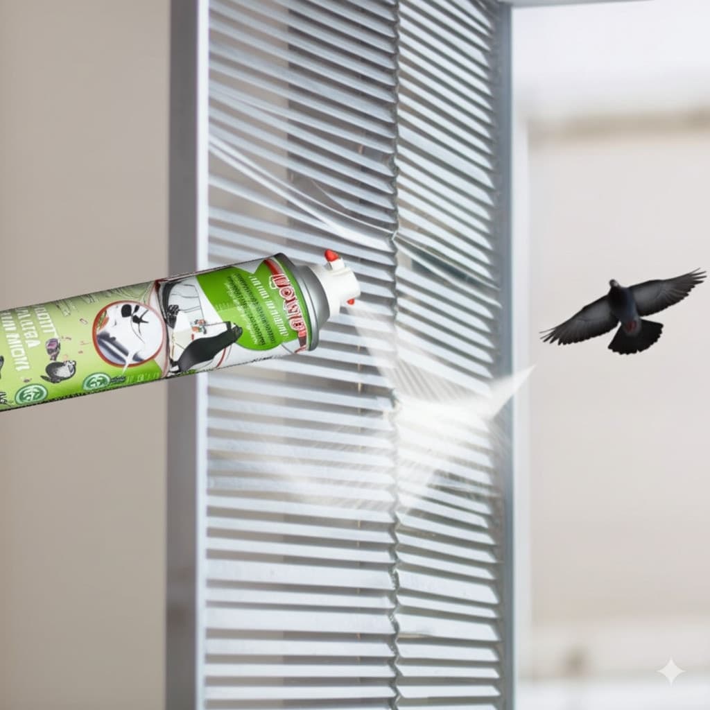 EKOSTOP Spray Disabituante per Piccioni e Volatili 750 ml 4 Metri - 3