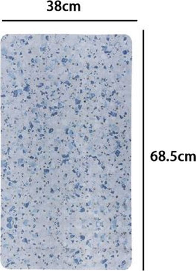 TAPPETO ANTISCIVOLO PER VASCA DA BAGNO DOCCIA 38 X 68.5 CM EFFETTO MARMO GRANITO 10793 - 2