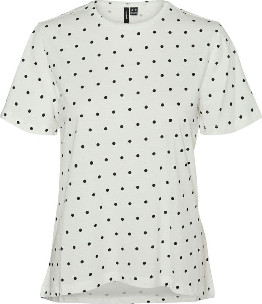 Vero Moda t-shirt bianca a pois art. Kaia 10322565 - 2