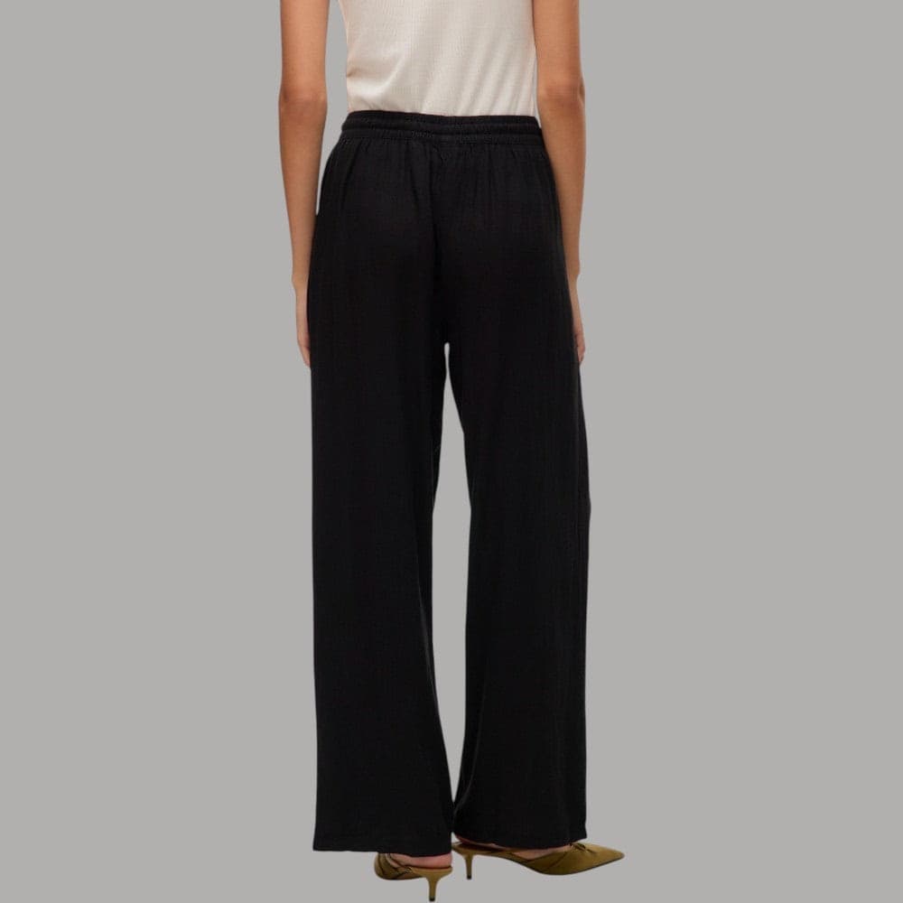 Pantaloni in Lino Vero Moda Linh Elasticizzati con Tasche - Prodotti di Classe