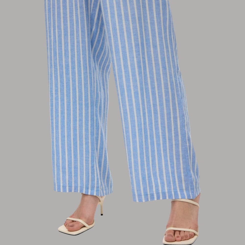 Pantaloni in Lino Vero Moda Linh Elasticizzati con Tasche - Prodotti di Classe