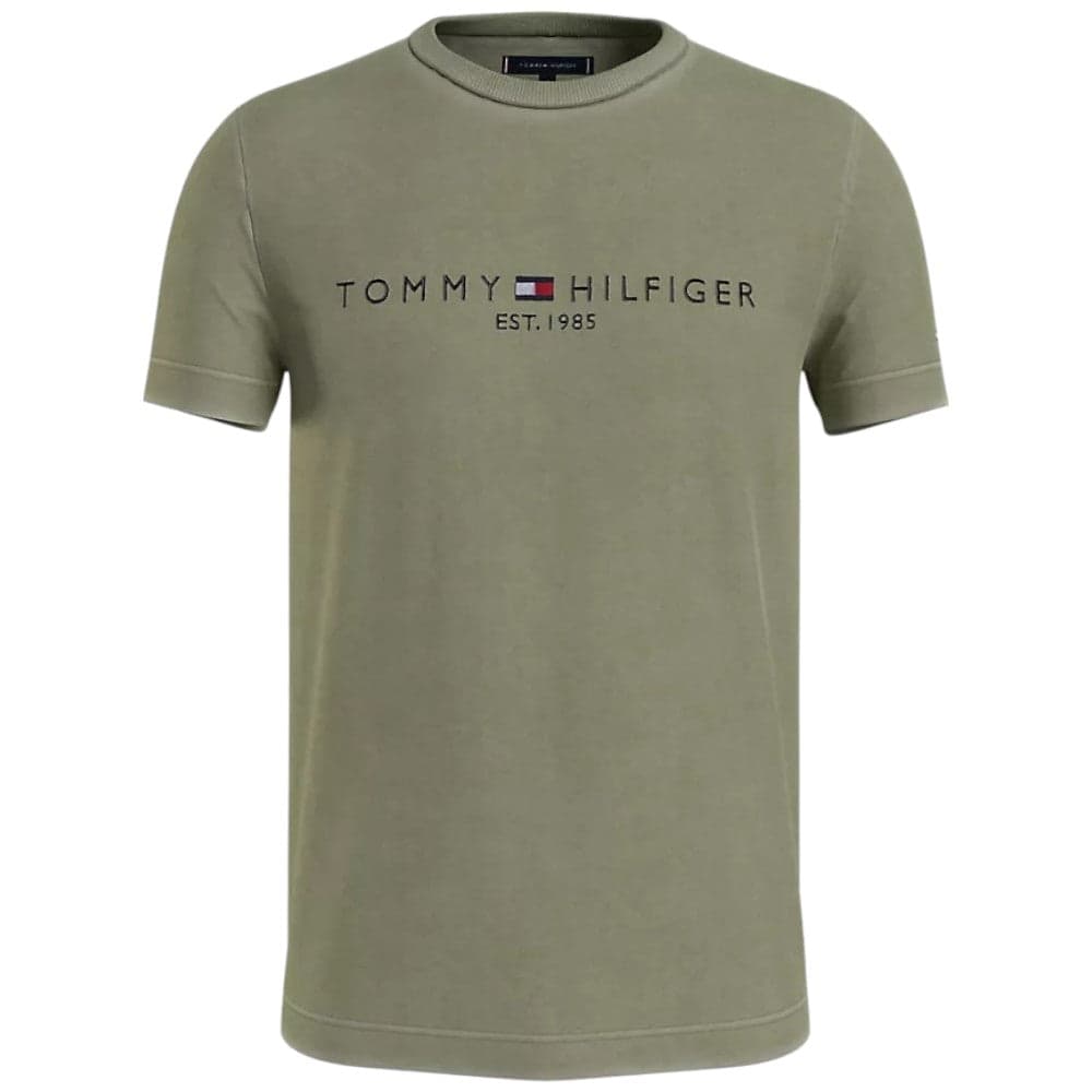 Tommy Hilfiger t-shirt verde oliva MW0MW35186 - 4