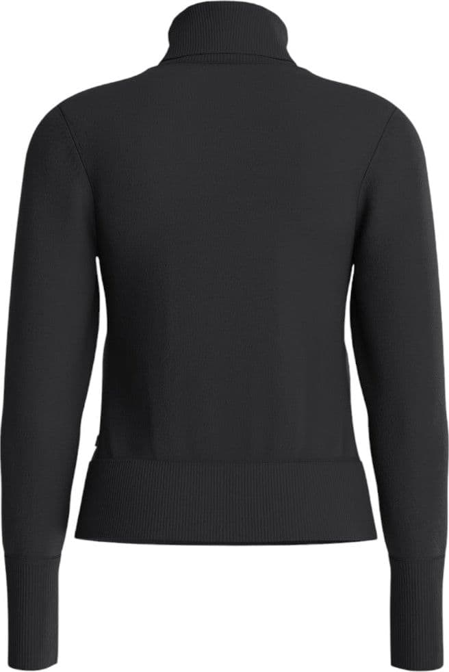 Guess Jeans pullover nero collo alto logo ricamato W4BR15Z3HO2JBLK Maglieria Guess Jeans