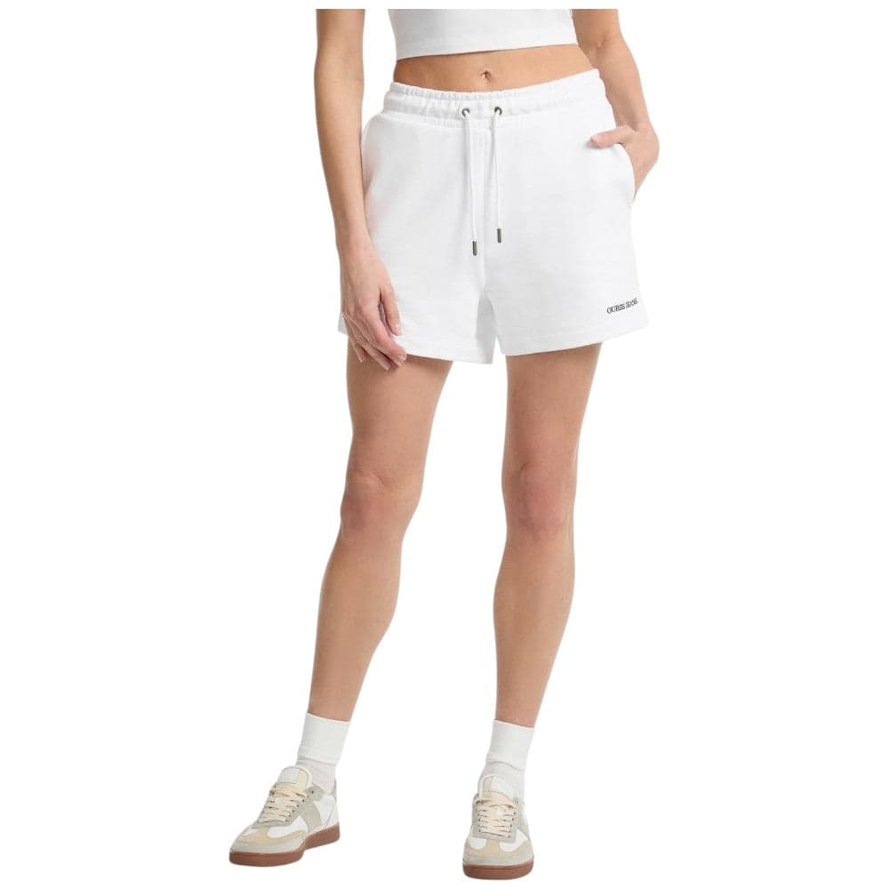 Guess Jeans pantaloncino tuta bianco W5GD0O K68I4 G011 - 5