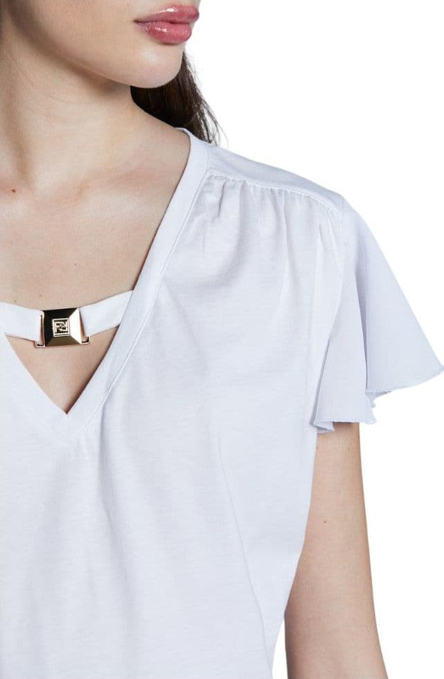 Relish t-shirt bianca MANRESA RDP2501046013 T-shirt Relish