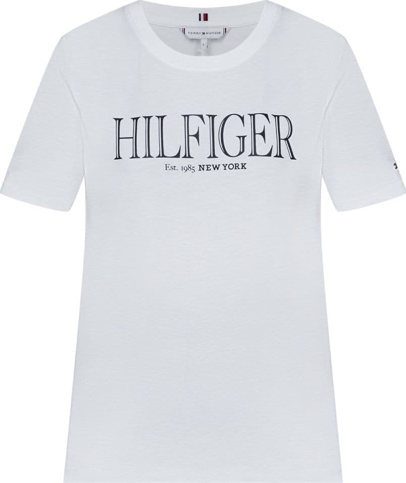 Tommy Hilfiger t-shirt bianca logo WW0WW41043 - 4